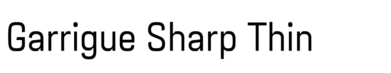 Garrigue Sharp Thin